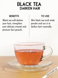 In a cup, mix the two teaspoons of black tea leaves. Use Tea For Healthy Beautiful Hair The Little Shine