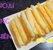KHOAI LANG QUE CHIÊN GIÒN - CÁCH LÀM KHOAI LANG QUE GIÒN NGON - BẾP YÊN BÌNH