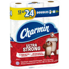 How many sheets in a double roll of toilet paper. Charmin Ultra Strong Toilet Paper 12 Double Roll 143 Sheets Per Roll Pack Paper Plastic Priceless Foods