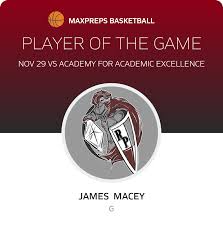 James Macey's Awards