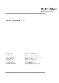 Das vorliegende muster für interim manager berücksichtigt wie alle verträge von easycontracts vor allem die kommunikation zwischen den parteien. 2