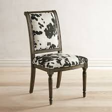 Harper Cow Print Dining Chair Pier 1 Imports Dining Chairs Fabric Dining Room Chairs Chair