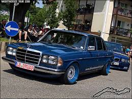 Blue Mercedes Benz W123 Tuning Mercedes W123 Mercedes Benz Benz