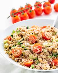 Instead of cooking it when you're ready to assemble the salad, cook it at least an hour and up to 2 days in advance. Tuna Quinoa Salad Craving Home Cooked