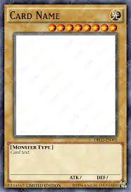 Forbidden and limited cards effective march 15, 2021; How To Make A Custom Yugioh Card With Yugioh Card Template 10 Professional Templates Ideas 10 Professional Templ Custom Yugioh Cards Card Template Yugioh