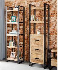 From technologic inventions we have the creation of artificial intelligence. Upcycled Industrial Mintis Narrow Open Bookcase Bookcases And Shelves