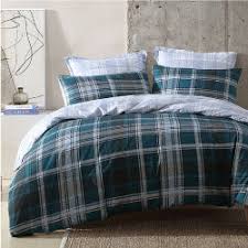 Marcus Teal Quilt Cover Set by Logan & Mason