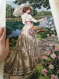 Discover thousands of more patterns to print online instantly at crosstitch.com. Victorian Lady Cross Stitch Cross Stitch Landscape Dimensions Cross Stitch Beautiful Cross Stitch