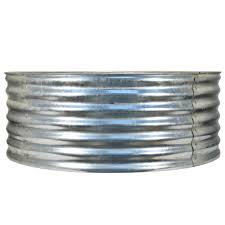 The fire pit ring/liner is made of q235 steel plate. Backyard Creations Galvanized Steel Fire Ring At Menards