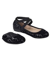 Butterfly Twists Black Ankle Strap Sylvie Ballet Flat Women