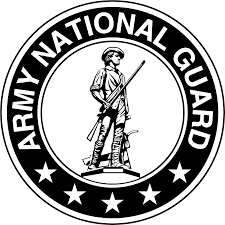 Welcome to the kansas army national guard recruiting and retention website. Download Army National Guard Logo Black And White National Guard Flag Png Image With No Background Pngkey Com