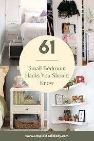 61 Small Bedroom Storage Ideas You Ll Love Simple Life Of A Lady Small Bedroom Hacks Bedroom Hacks Small Bedroom
