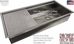 42 inch stainless steel undermount sink