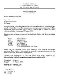 Nov 26, 2020 · contoh surat lamaran kerja di pt. Contoh Surat Pengangkatan Jabatan Di Perusahaan Kumpulan Surat Penting