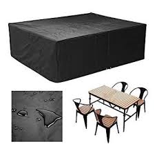 Mvpower Abdeckung Schutzhulle Abdeckplane Abdeckhaube Fur Gartenmobel Und Fur Rechteckige Sitzgarnituren Gartentische Und Gartenmobel Abdeckhaube Gartentisch