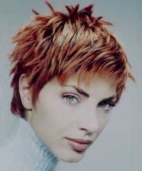 Spiked top + hard part. 30 Spiky Short Haircuts