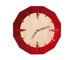 Clockwork toys have gears and parts like those used on a clock. 15 Red Wall Clocks For Your Home Home Design Lover