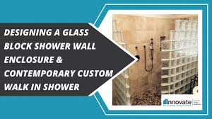 Such blocks have a low bulk density. Designing A Glass Block Shower Wall Enclosure Contemporary Custom Walk In Shower Youtube