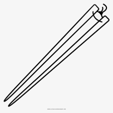 Chopsticks coloring pages for kids online. Chopsticks Coloring Page Line Art Png Image Transparent Png Free Download On Seekpng