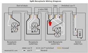3 Hot And 3 Neutral Going To 1 Outlet Question Split Receptacle Jpg Outlet Wiring Light Switch Wire