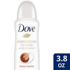 Dove Advanced Care Dry Spray Antiperspirant Deodorant Shea Butter 38 Oz - Walmartcom In 2021 Antiperspirant Deodorant Deodorant For Women Antiperspirant