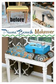 How To Paint A Piano Bench And Recover The Fabric Seat In 2020 Piano Bench Fabric Seat Fabric Bench