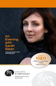 An Evening with Sarah Slean Concert Programme by Kamloops Symphony
