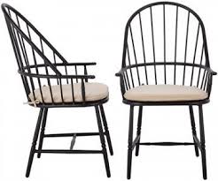Martha Stewart Living Blue Hill Aluminum Chairs Set Of 2 Outdoor Armchairs Outdoor Furniture Chairs Industrial Dining Chairs Oversized Chair Living Room