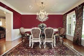With this collection you will easily make your red dining room walls more stylish. Dining Room With Red Walls And View Into Kitchen Stock Photo Picture And Royalty Free Image Image 6733107