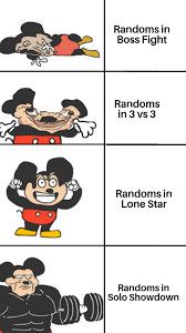 So you decide to solo it online with randoms to get your win bonus. Buff Randoms Brawlstars