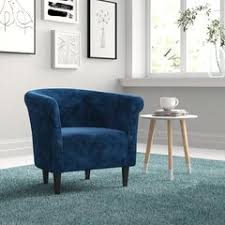 A fresh outlook on a familiar classic, this performance velvet armchair is the perfect addition to your living room. Round Barrel Chairs Wayfair