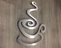 Easy to hang and 100% on trend. Kitchen Wall Art Metal Etsy