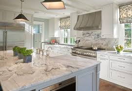 Our Client Used Gorgeous Fantasy Macaubas Quartzite On Both The Island And Perimeter Tops In T Replacing Kitchen Countertops Macaubas Small Kitchen Countertops