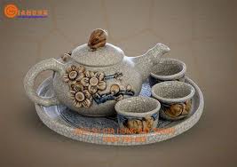 Bộ ấm chén thờ cúng men rạn gốm sứ Gia Hưng Bát Tràng - GỐM SỨ BÁT TRÀNG  GIA HƯNG