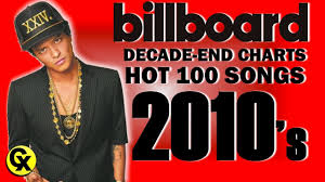 Billboard Hot 100 Songs Decade End Chart 2010s