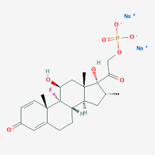 Macular edema occurs when a blood vessel in the eye is clogged. Dexamethasone Sodium Phosphate C22h28fna2o8p Pubchem