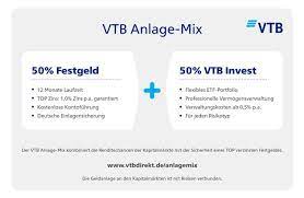 Ist die vtb direktbank seriös? Vtb Anlage Mix Kombiniert Festgeld Zu Spitzenzinssatz Mit Professionell Verwaltetem Presseportal