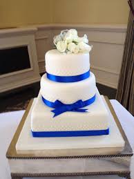 Blue And White Wedding Cake Royal Blue Wedding Cakes Wedding Cakes Blue Wedding Cakes Simple Blue