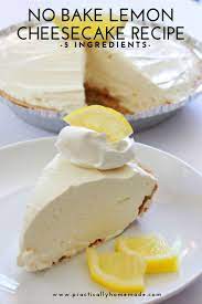 No Bake Lemon Cheesecake Recipe With 5 Ingredients A Recipe Featured By Top Us Food Blog Lemon Cheesecake Recipes No Bake Lemon Cheesecake Cheesecake Recipes