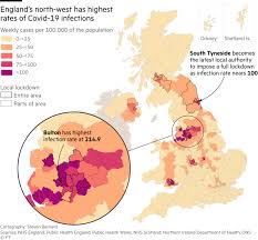 Interactive map shows six herts boroughs where coronavirus cases have risen. Almost 10m Under Local Lockdown Across Uk Financial Times