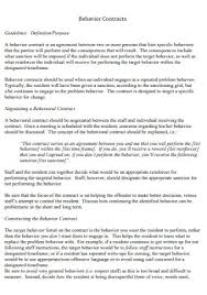 This sample requires the teacher to sign per day or per half day each time the child exhibits appropriate behavior. 50 Sample Behavior Contract Templates In Pdf Ms Word