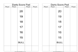 Dartswarelite is a scoreboard for playing darts. Darts Scoring Sheet Fasrsmart