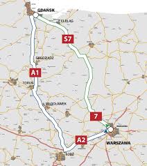 Przebieg drogi, odcinki gotowe, w budowie, planowane. Ktoredy Nad Morze Z Warszawy Autostrada A1 A2 Czy Droga Krajowa Nr 7