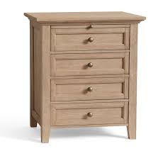 Hudson 4 Drawer Bedside Table Potterybarn Nightstand Bedside Tables Nightstands Hudson Furniture