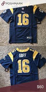 Men S Los Angeles Rams Jared Goff Jersey Men S Los Angeles Rams Jared Goff Navy Jersey Available Sizes Medium 40 Large 44 Clothes Design Goffs Jared Goff