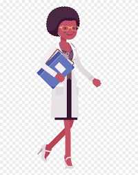 Black super woman mother cartoon with yellow background. Digital Minds Black Female Scientist Cartoon Clipart 4132266 Pinclipart