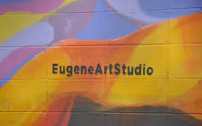 Bcx.News Eagle Mural, Artist: Eugene Art Studio, 2911 West 11th Avenue,  Eugene, Oregon