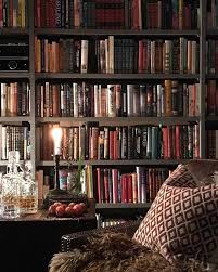 Beautiful Reading Nook Book Nook Personal Library Autumncozy By Ileifsdatter Home Library Home Library Design Home Libraries