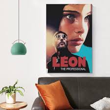 Films About Contract Killing in The United States Leon Movie Poster1 Canvas  Wall Art Poster Decorative Modern Home Print Picture Artworks Posters ...