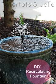 Do it yourself outdoor water fountain designs. Make A Diy Recirculating Fountain For Your Yard Out Of A Pot